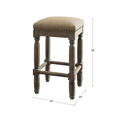 Cirque Counter Stool Set of 2 - Color Cream Sand