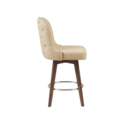 Kobe Counter Stool with Swivel Seat in a Natural Color