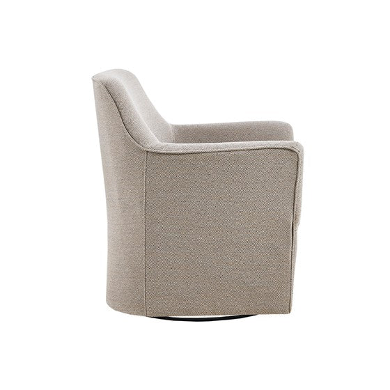 Augustine Swivel Glider Chair- Grey