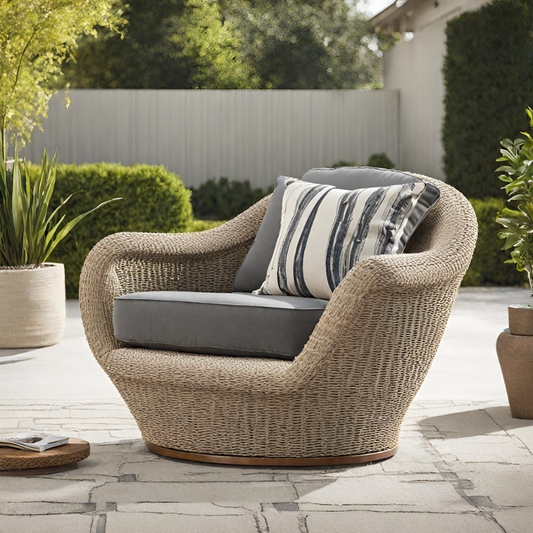 Cozy Outdoor Swivel Chair
