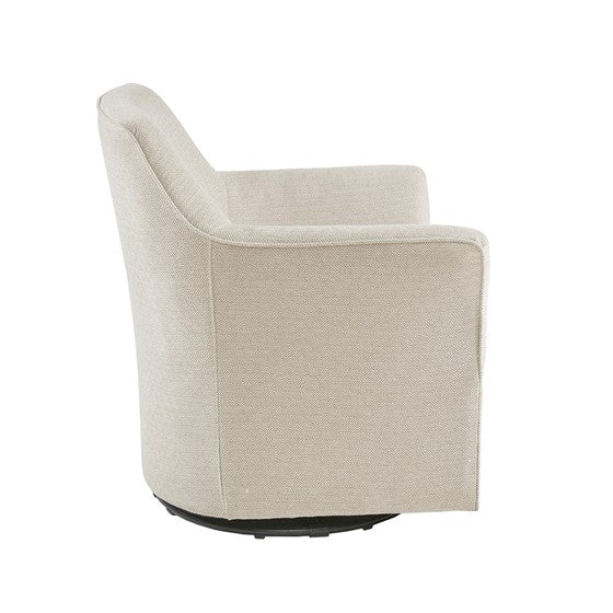 Augustine Swivel Glider Chair- Cream