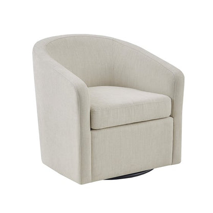 Amber Swivel Chair- Ivory