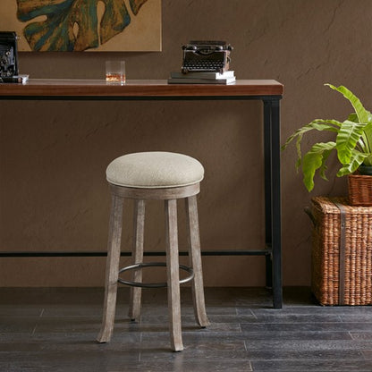 Oaktown Backless Bar Stool with Swivel Seat