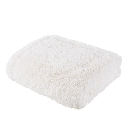 Faux Fur Throw - OEKO TEX Certified Haven Throw 50 " *60" - Ivory Color