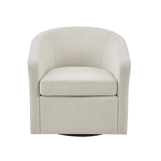 Amber Swivel Chair- Ivory