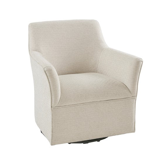 Augustine Swivel Glider Chair- Cream