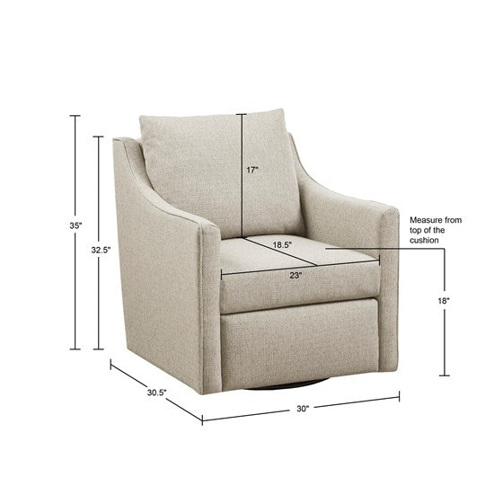 Christian Swivel Armchair by Martha Stewart