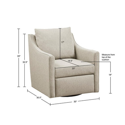 Christian Swivel Armchair by Martha Stewart