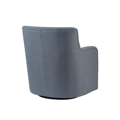 Adele Swivel Chair by Madison Park in Blue