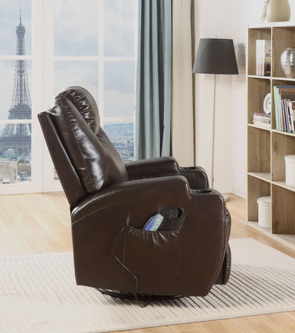 ACME Waterlily Rocker Recliner (Motion) in Brown