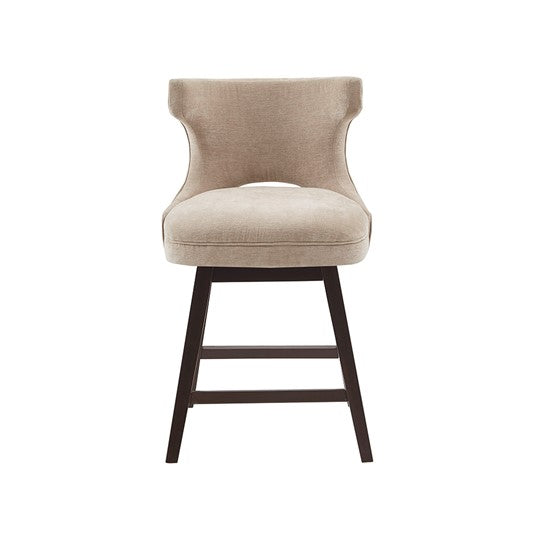 Emmett  Swivel Counter Stool - 25.75" , Beige