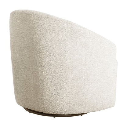 Bonn Upholstered 360 Degree Swivel Chair Cream