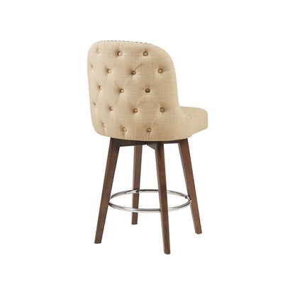 Kobe Counter Stool with Swivel Seat in a Natural Color