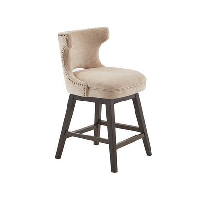 Emmett  Swivel Counter Stool - 25.75" , Beige