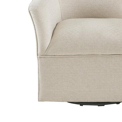 Augustine Swivel Glider Chair- Cream